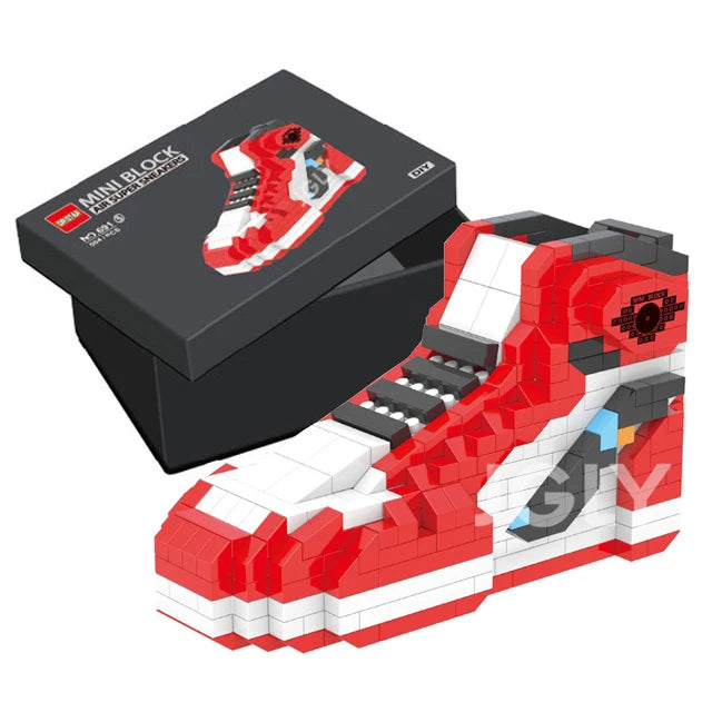 DIY Mini Building Block Boys Sport Basketball Shoes Sneakers Model Anime Buliding Bricks Toys Assembly For Blocks Toy Kids Gifts - CADA BRICKS®