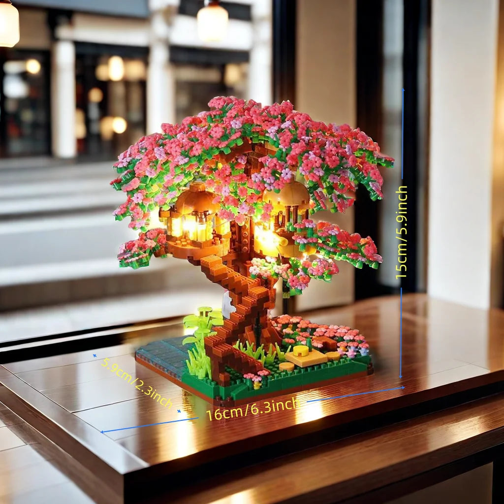 Peach Blossom Pond Building Blocks Toys Set: Traditional Chinese Architecture, Stylish Home Decor, Unique Gift for & Collectors - CADA BRICKS®