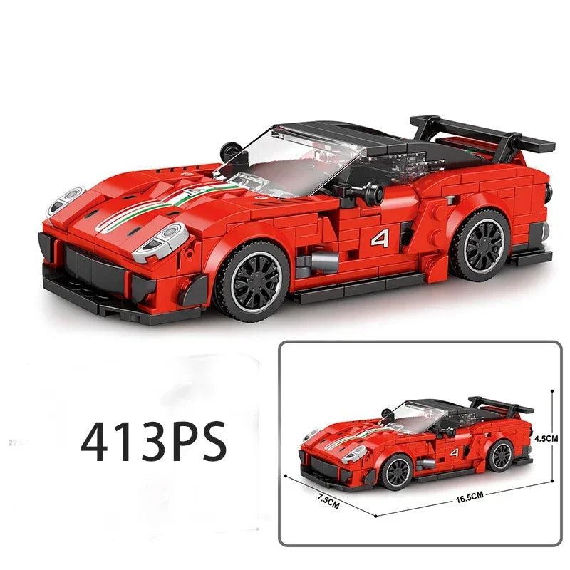 Speed Champions Series Racing Sports Vehiclea Technique Car Supercar Building Blocks Set Bricks Classic MOC Model Toys For Kids - CADA BRICKS®