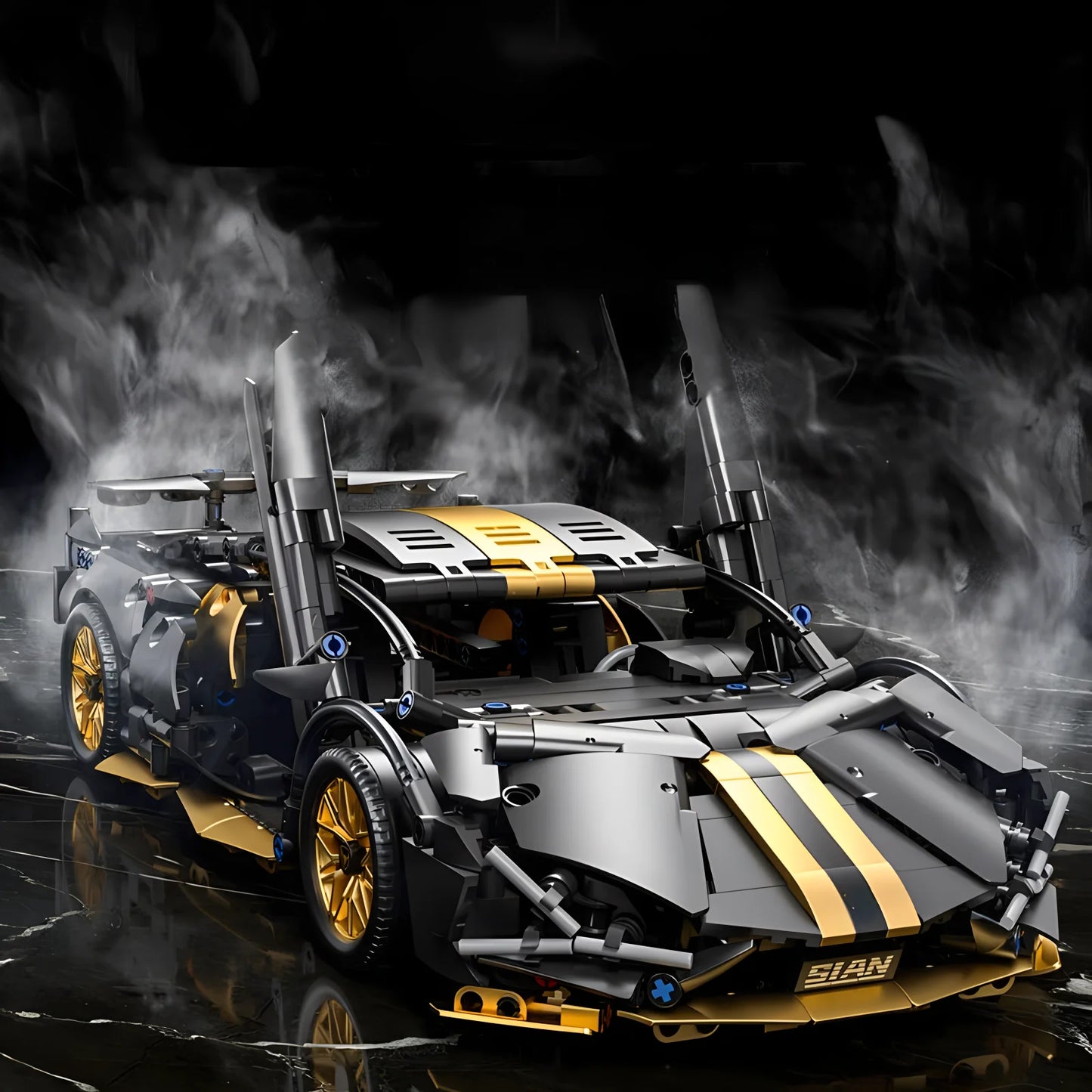 Technical Racing Sport Car Model Building Blocks technic adults 1:14 DIY Supercar Brick Puzzle Toys Kid Adult Gift(1280+granule) - CADA BRICKS®