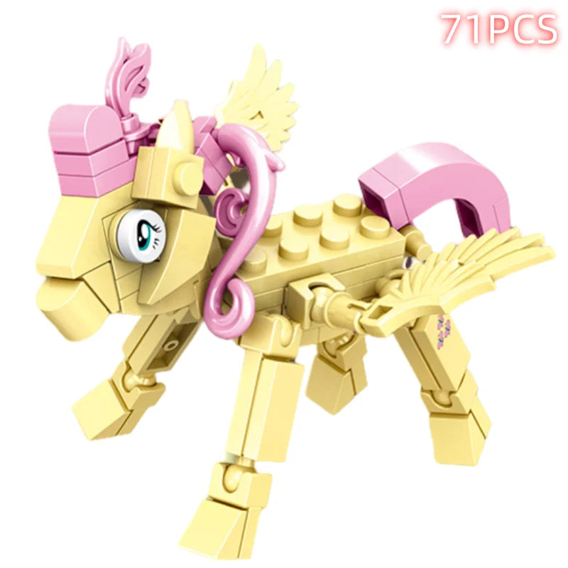 Pony War Mini Model Action Figure Kawaii Building Blocks Compatible Zoon Anime Cities Christmas Hallowmas Birthday Toys Gifts - CADA BRICKS®