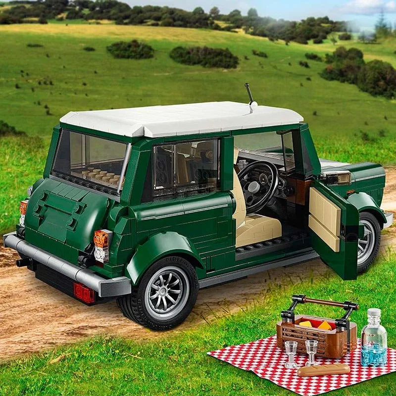 1077PCS Cooper Cars Model Classic Technical Building Blocks Sets Compatible With 10242 Educational Toys Birthday Christmas Gifts