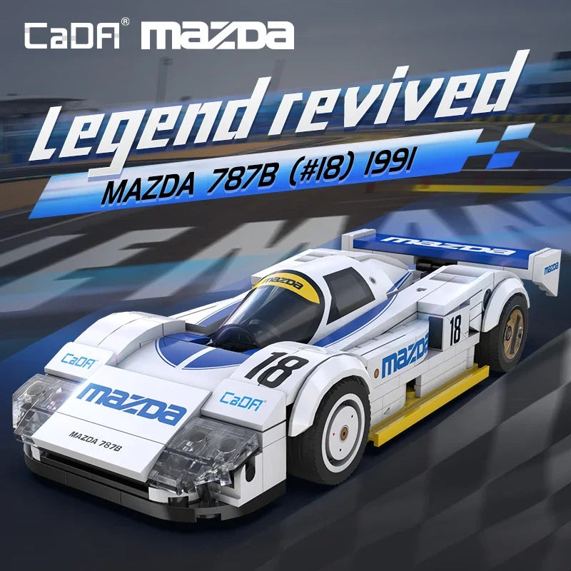 Cada 1:24 Technical Drift Racing Car C42 Sports Car Model Building Blocks City Endurance Sports-Car Bricks Toys For Kid Gifts - CADA BRICKS®