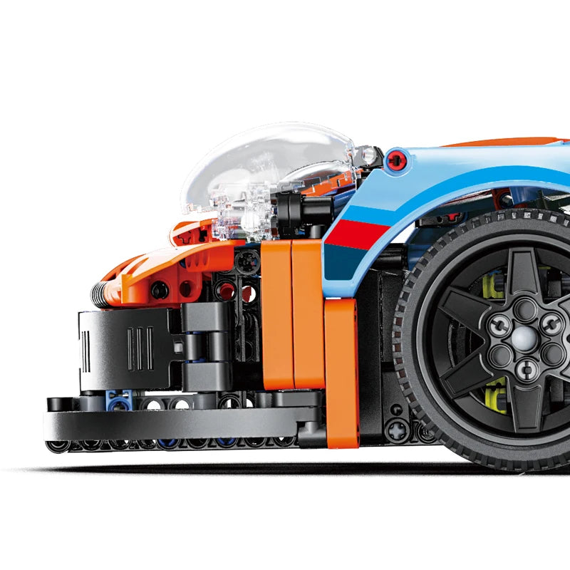 Nowe klasyczne samochody wyścigowe RSR Super Racing Modele samochodów sportowych Klocki Zestawy pojazdów Klocki techniczne Zabawki dla dzieci Prezenty dla dorosłych