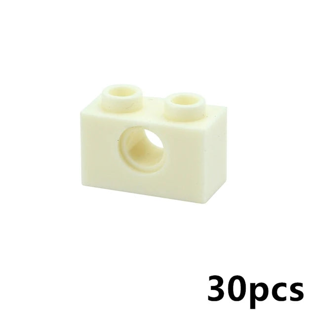 Technical Building Block MOC Combination Studded Long Beam with Hole Thick Bricks Compatible 3703 32018 3895 2730 3894 3701 3700 - CADA BRICKS®