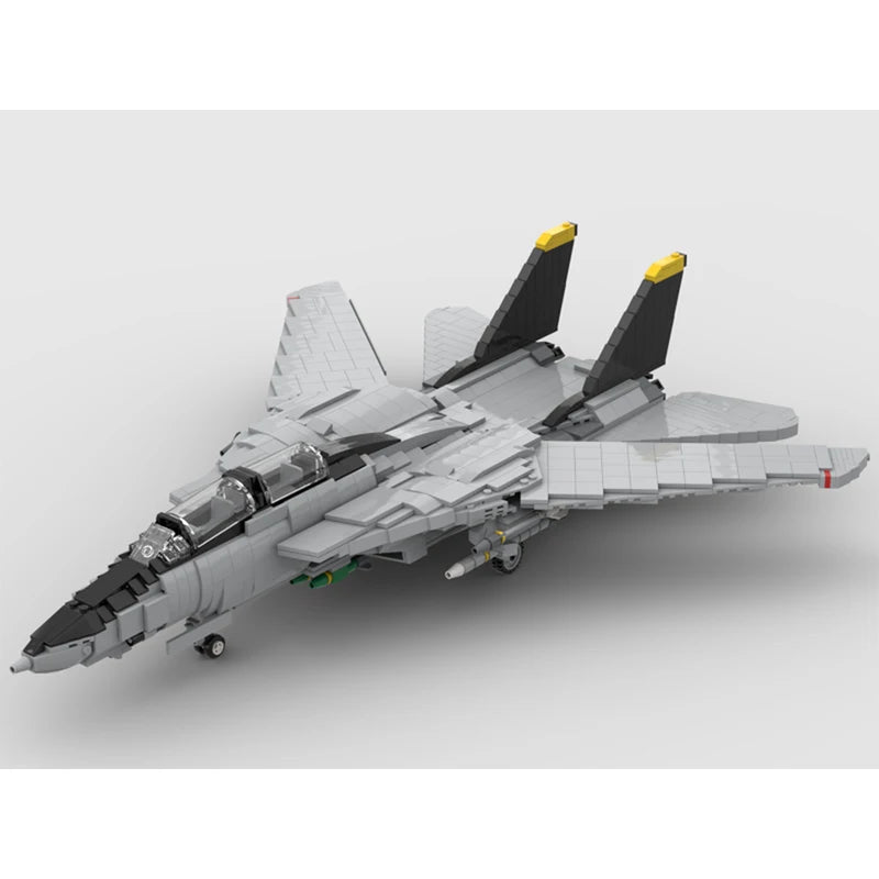 MOC Building Blocks F-14 Tomcat Space Fighter star Battle Plane Movie Creative Ideas Bricks Education Toy Christmas Gift 1481PCS