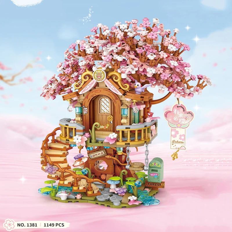 Street View Series Building blocks Izakaya Shaved Ice Shop Takoyaki Shop Coffee shop Panda Tea House model children's gift - CADA BRICKS®