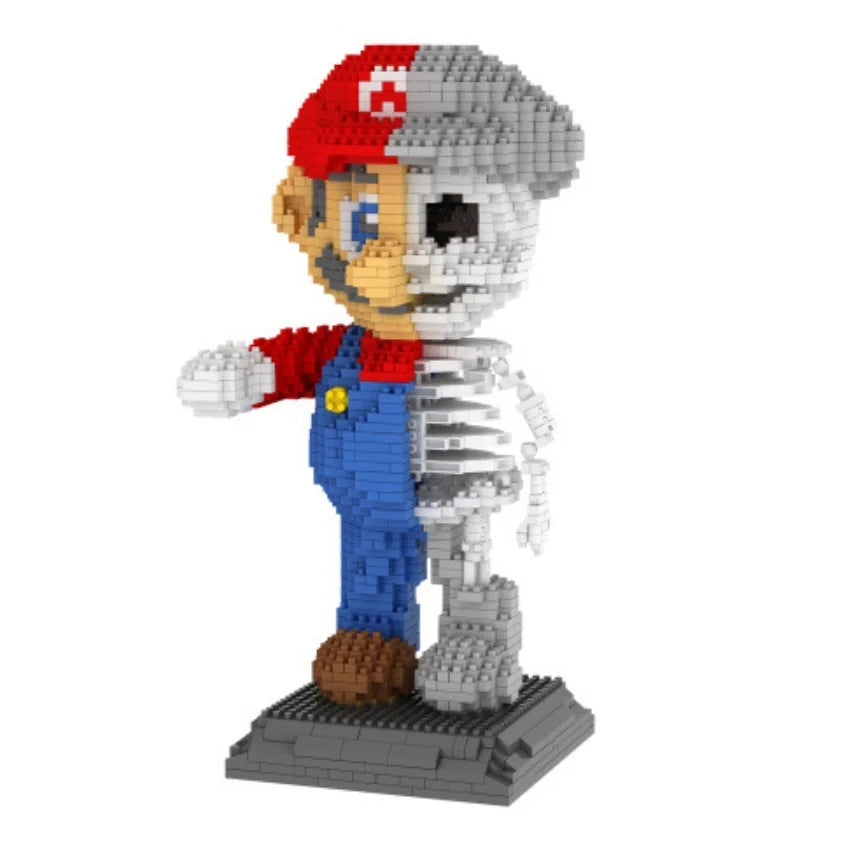 New Anime Mini Blocks Cute Cartoon Peach Luigi Building Bricks Toys for Children Present Bowser Valentine Girls Boy Juguetes - CADA BRICKS®