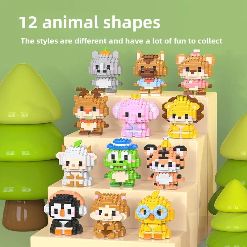 Adults Animals Micro Particle Building Blocks Toy for Children 6 to 12 Years Old Boy Birthday Gift Dog Cat Mini Bricks Girl Toys - CADA BRICKS®