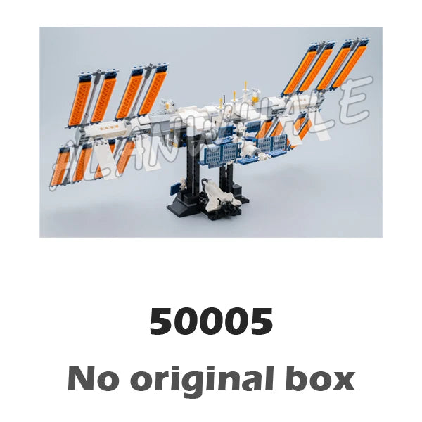 864pcs Ideas Space International Space Station ISS Shuttle Cargo Spacecrafts 50005 Building Block Toys Compatible with Model