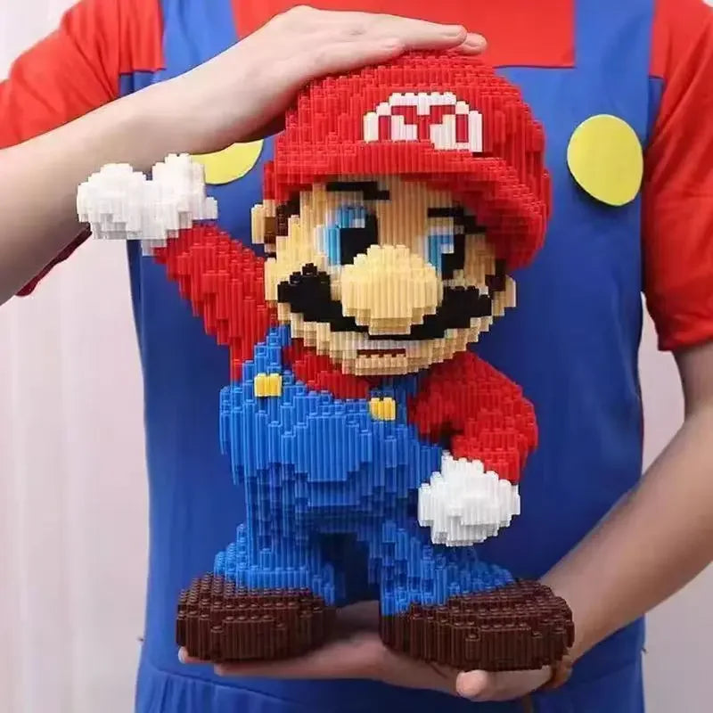 Super Mario Large Block Puzzle Assembly Toy 3D Puzzle Children's Birthday Gift Desktop Decoration - CADA BRICKS®