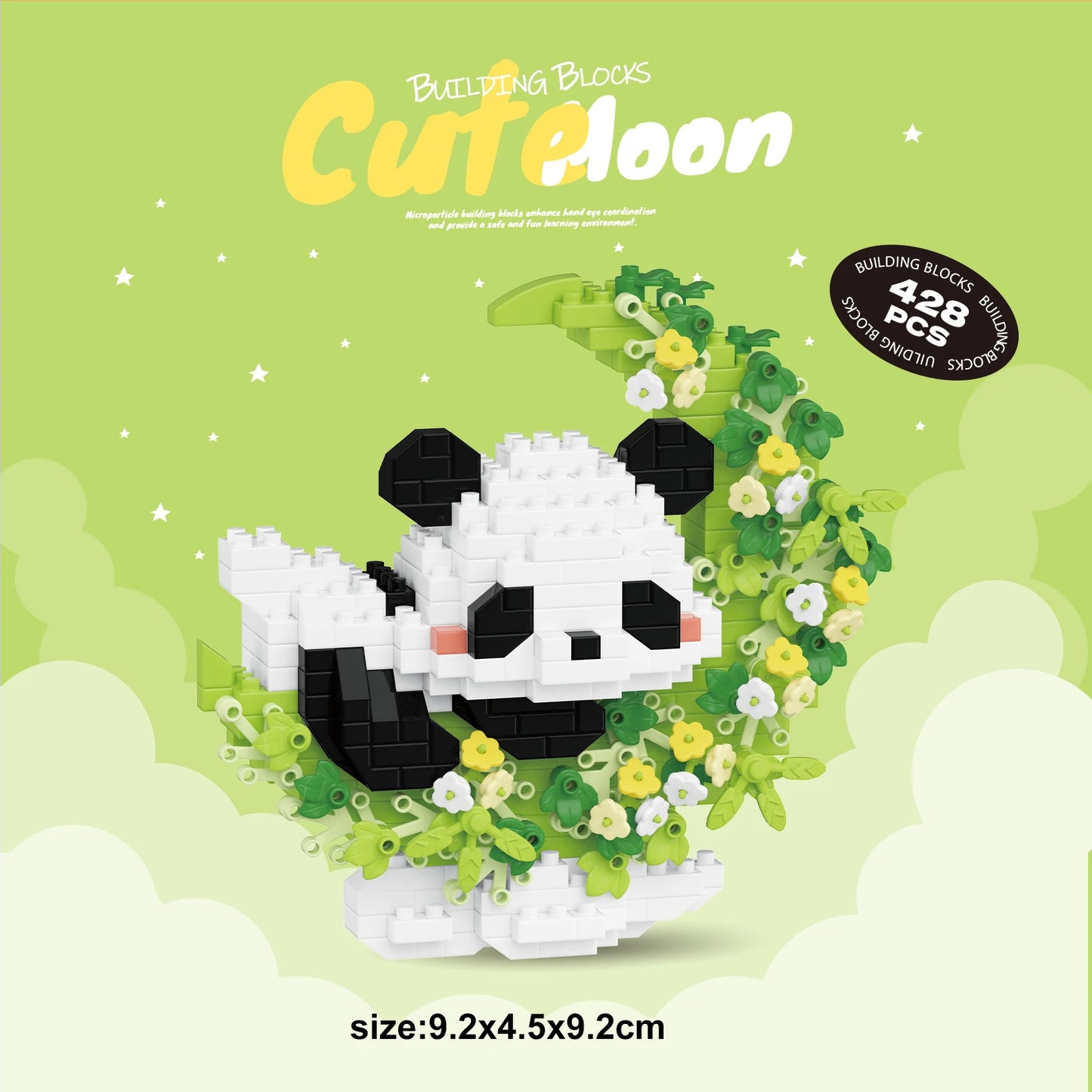 Mini Dog Cat panda raccoon Cute Pet Small Building Block Model Series Ornaments Children's Toy Christmas Birthday Gifts for Kids - CADA BRICKS®