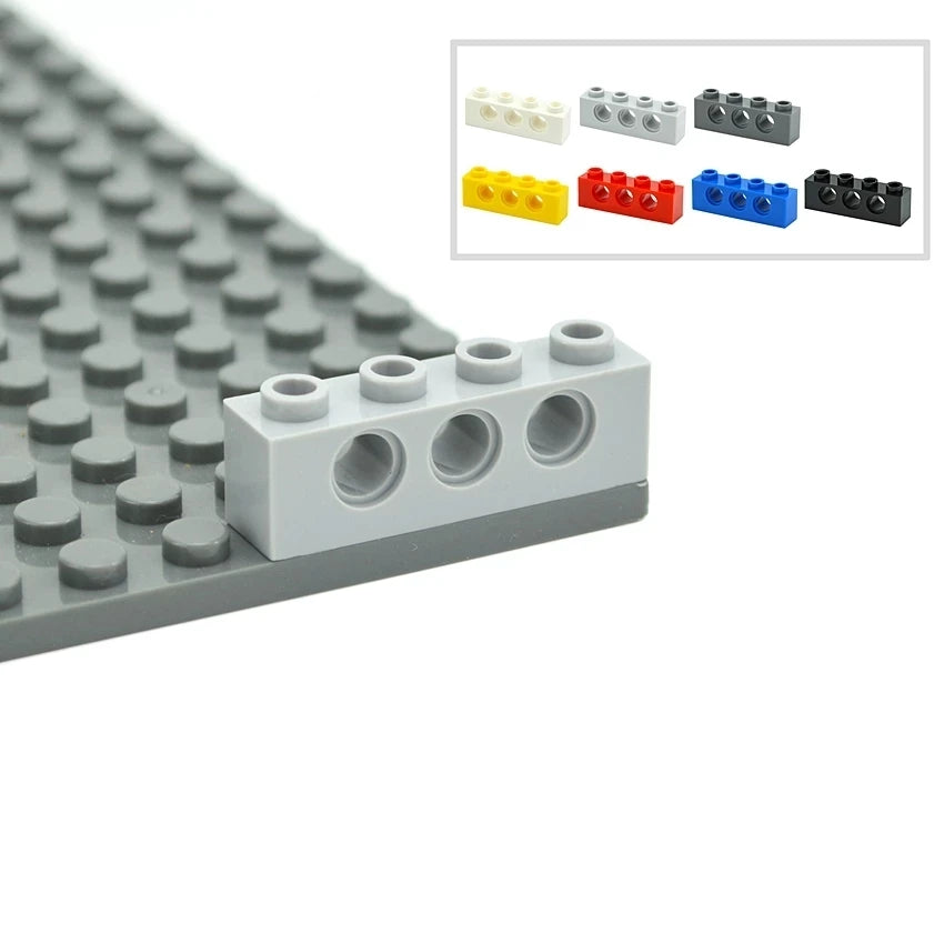 Technical Building Block MOC Combination Studded Long Beam with Hole Thick Bricks Compatible 3703 32018 3895 2730 3894 3701 3700 - CADA BRICKS®