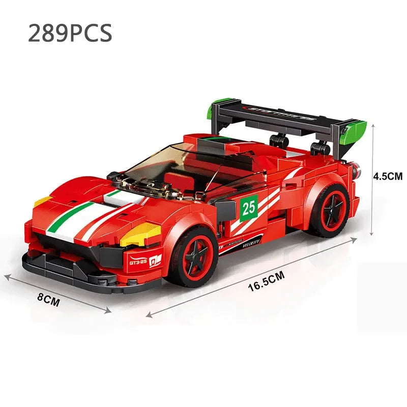 Speed Champions Series Racing Sports Vehiclea Technique Car Supercar Building Blocks Set Bricks Classic MOC Model Toys For Kids - CADA BRICKS®