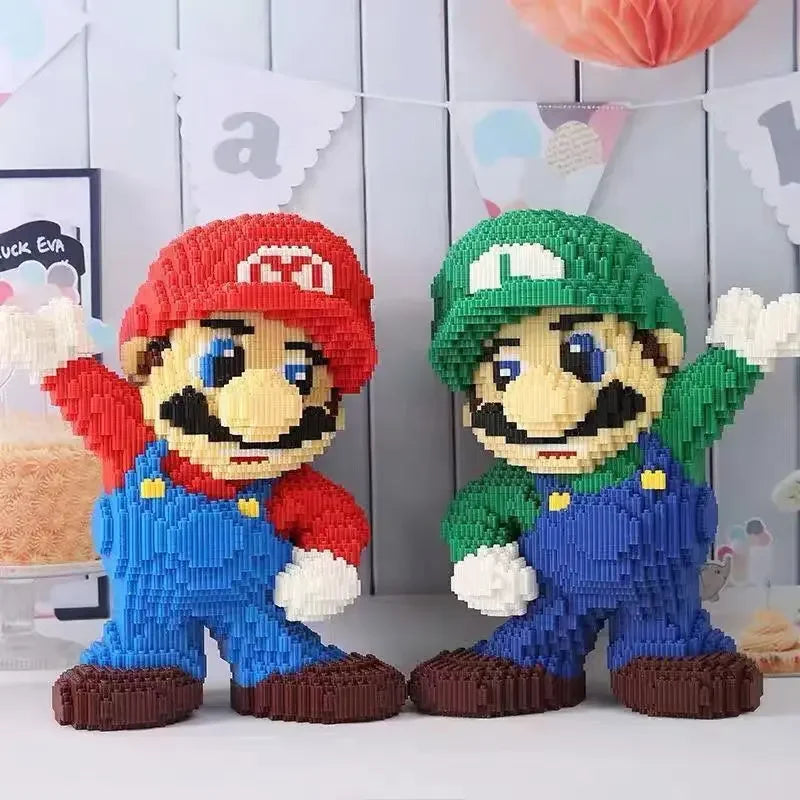 Super Mario Large Block Puzzle Assembly Toy 3D Puzzle Children's Birthday Gift Desktop Decoration - CADA BRICKS®