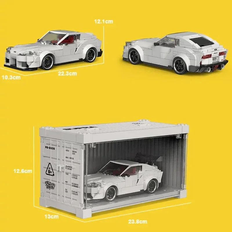 Racers 4Runner SUV AE86 Supra Building Blocks MOC Racing Sports Car Model Desktop Decoration Brick Toys Gift for Kids Adult - CADA BRICKS®
