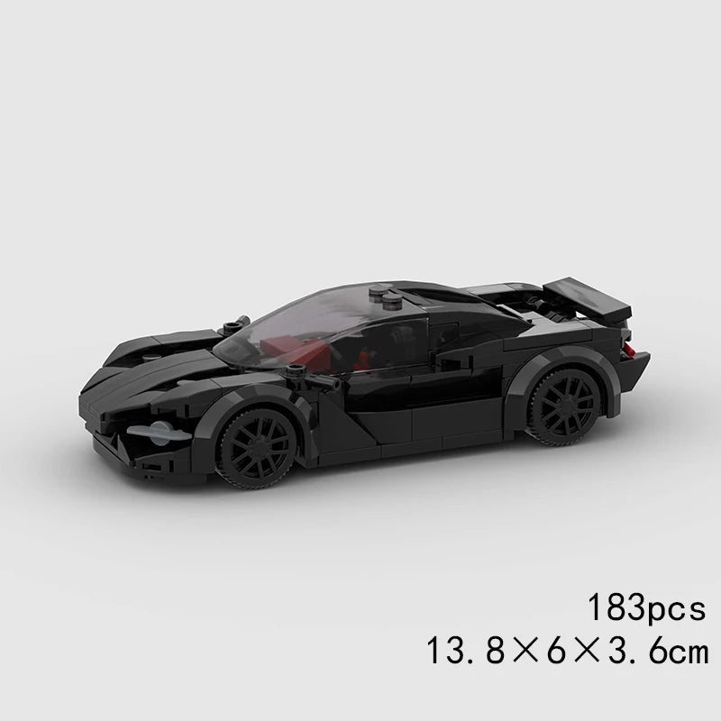 MOC Speed Champions Super Race Car F1 Great Vehicle Racing Model Building Blocks Bricks Sports Pickup Truck City Technique Toy - CADA BRICKS®