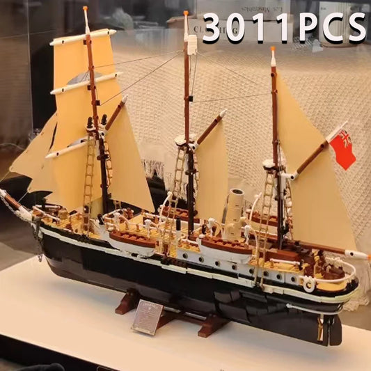 New Resilience Explorer Ship Model Building Blocks 10335 Assembling Toy Christmas Party Gift for Boys