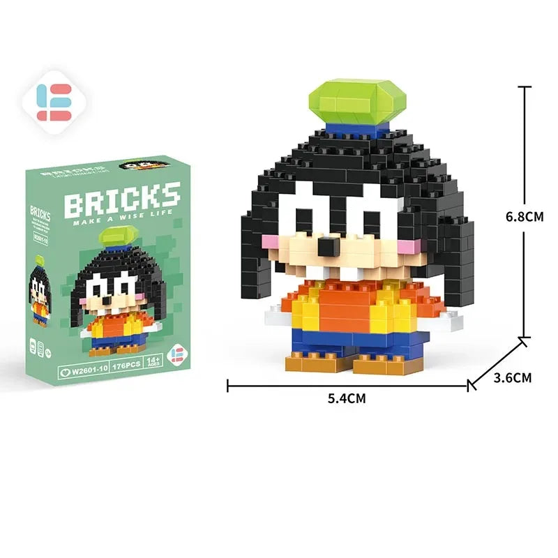 Disney LiLo Stitch Toys Building Blocks Pokeman Pikechu lega Anime Cartoon Character Model Building Blocks Toy for children Gift - CADA BRICKS®