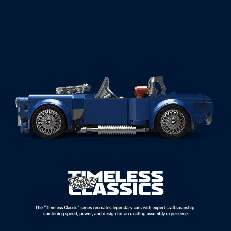 NEW Creative City Retro Technical Speed Champions Car Building Blocks Convertible Vehicle Bricks Model Toys Kids Christmas Gifts