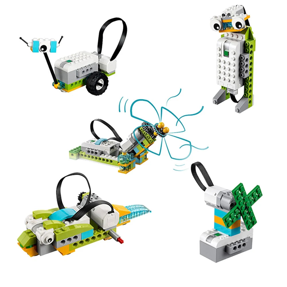 280PCS DIY Programing Robot Electronic Bricks Hub Motor Kit Compatible with Building Blocks We.Do 2.0 45300 Educational Robotics - CADA BRICKS®