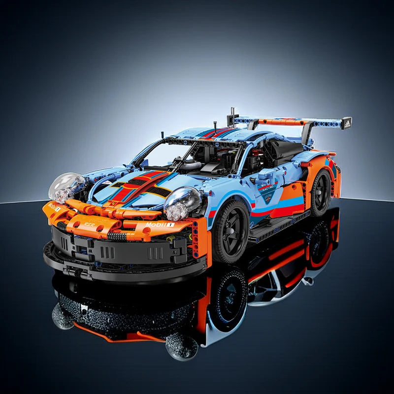 Nowe klasyczne samochody wyścigowe RSR Super Racing Modele samochodów sportowych Klocki Zestawy pojazdów Klocki techniczne Zabawki dla dzieci Prezenty dla dorosłych