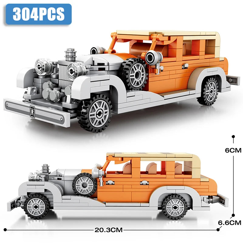 2024 New Speed Champion Sports Car Building Blocks City Technique Car MOC RX7 250GT Racing Vehicle Bricks Toys For Children Gift - CADA BRICKS®