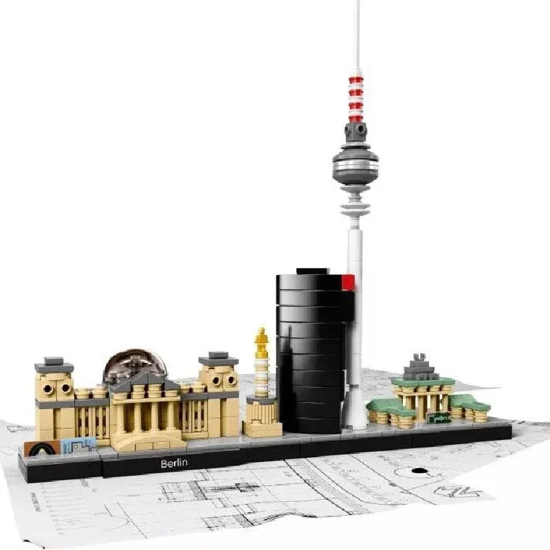 Architektura Paryż Dubaj Londyn Sydney Chicago Szanghaj Zestaw klocków Klasyczne miasto Model Zabawki dla dzieci Prezent