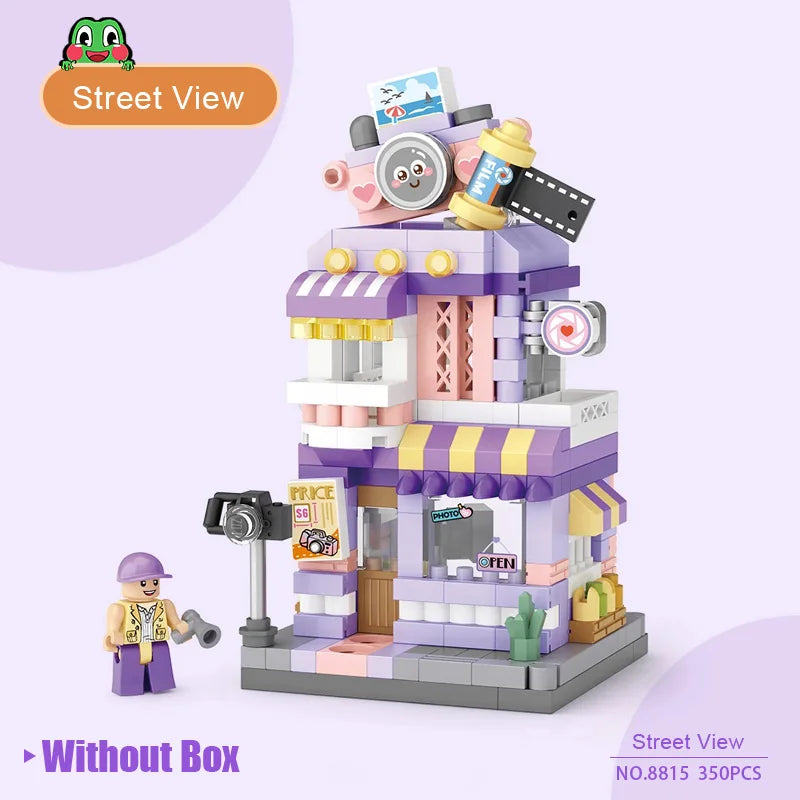 LOZ Mini Blocks Children's Toy Street Shop Micro Particles Trendy Miniature Street Scene High Difficulty - CADA BRICKS®