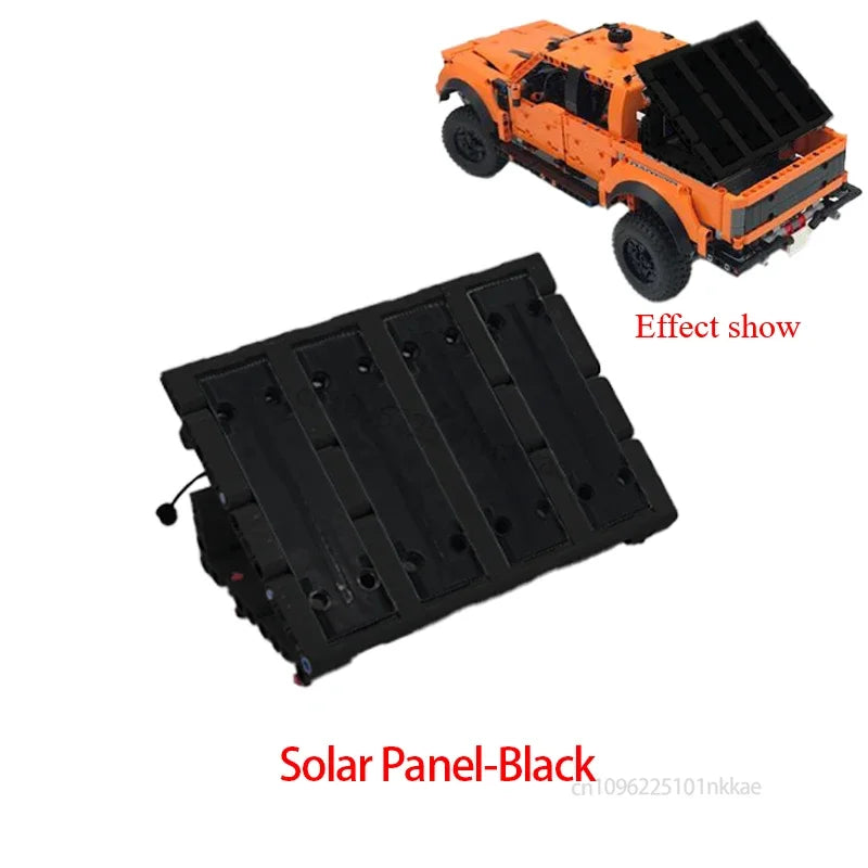 MOC 42126 F-150 Raptor Car Trailer Technical Hitch Crane Platform Hardtop Bumper Roofrack Building Blocks DIY Bricks Toy Gifts - CADA BRICKS®
