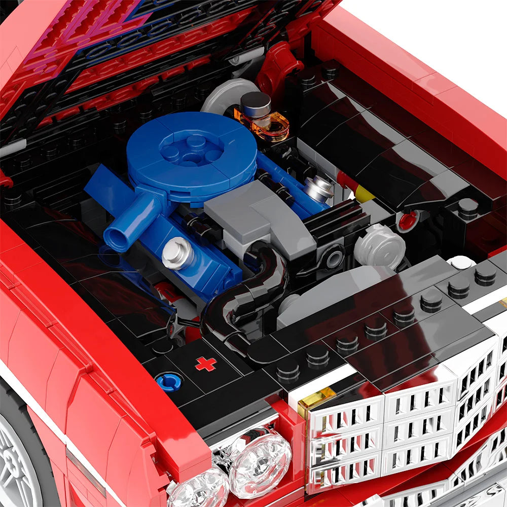MOC Starsky & Hutch Klocki Ord Gran Torino 1975 Starsky & Hutch Klocki Model Zabawki Edukacyjne Prezent
