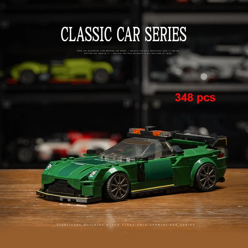 Moc Speed Champion Technical Car City Vehicle Racing Car Building Blocks Sports Car Garage Carro Rennau Voiture Creative Toys - CADA BRICKS®