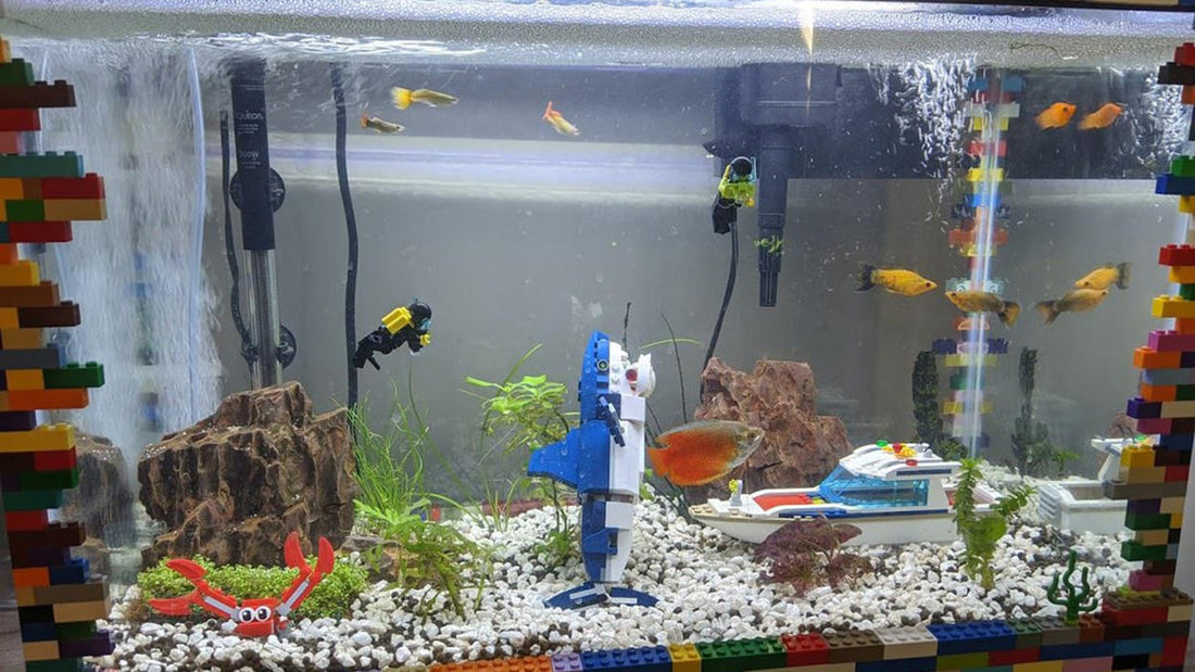 Can You Put LEGO in a Fish Tank - CADA BRICKS