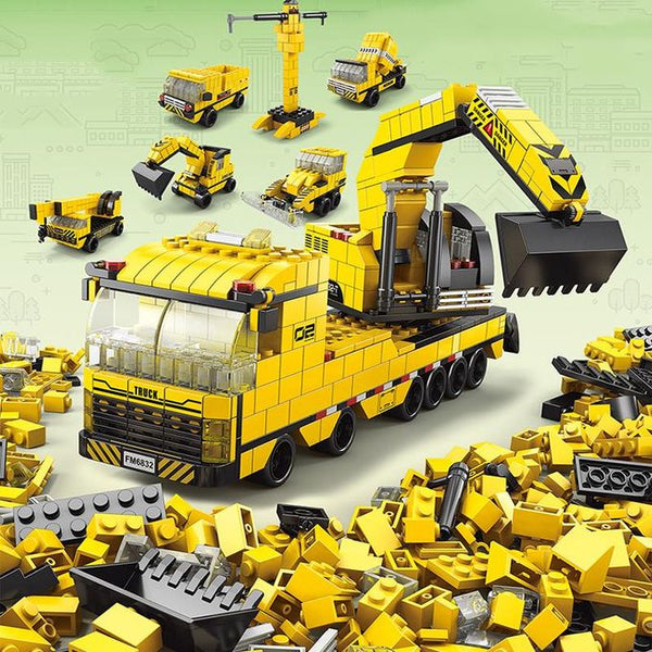 Trucks & Construction Building Block Sets