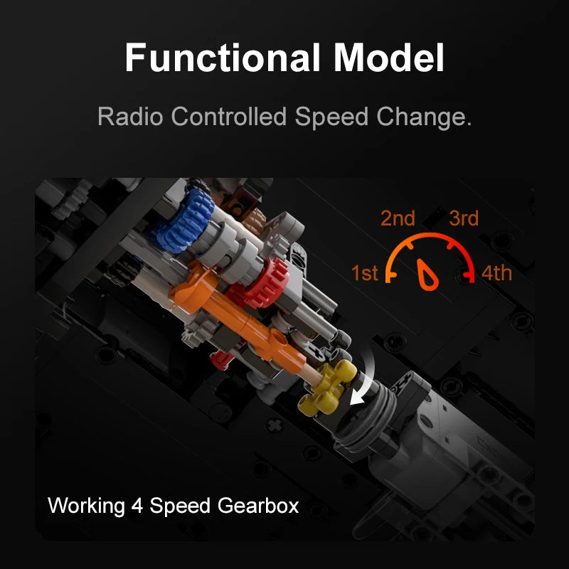 Cada 3187PCS City technical Drift Racing Car Building Blocks Remote Control Super Sports Vehicle Bricks Children Boys Gifts Toys - CADA BRICKS®