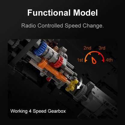 Cada 3187PCS City technical Drift Racing Car Building Blocks Remote Control Super Sports Vehicle Bricks Children Boys Gifts Toys - CADA BRICKS®