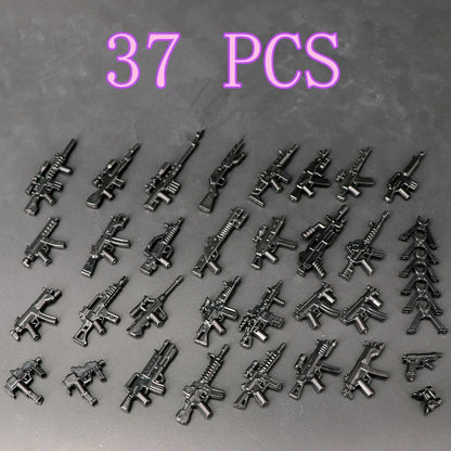 MOC Weaponry Rifle Pistol Equipment Set Guns Military Weapons Compatible Figures Building Block Brick Mini Children Toys Hobbies - CADA BRICKS®