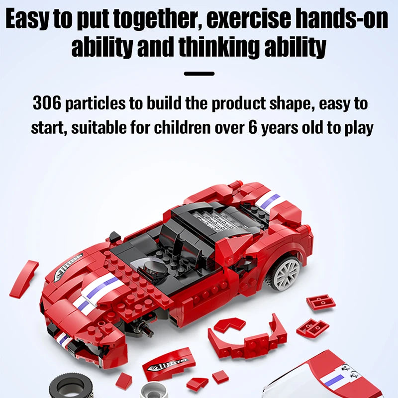 Cada City Remote Control Racing Car Compatible MOC Building Blocks RC Super Sports Car Bricks Children Boys Gifts Toys - CADA BRICKS®