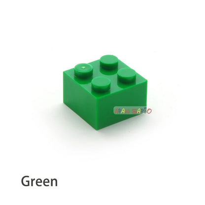 60pcs DIY Building Blocks Thick Figures Bricks 2x2 Dots Educational Creative Size Compatible With 3003 Plastic Toys for Children - CADA BRICKS®