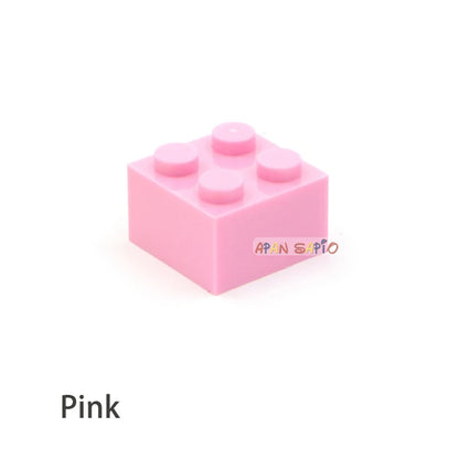 60pcs DIY Building Blocks Thick Figures Bricks 2x2 Dots Educational Creative Size Compatible With 3003 Plastic Toys for Children - CADA BRICKS®