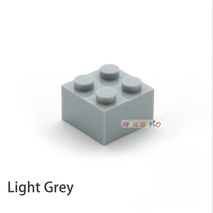 60pcs DIY Building Blocks Thick Figures Bricks 2x2 Dots Educational Creative Size Compatible With 3003 Plastic Toys for Children - CADA BRICKS®