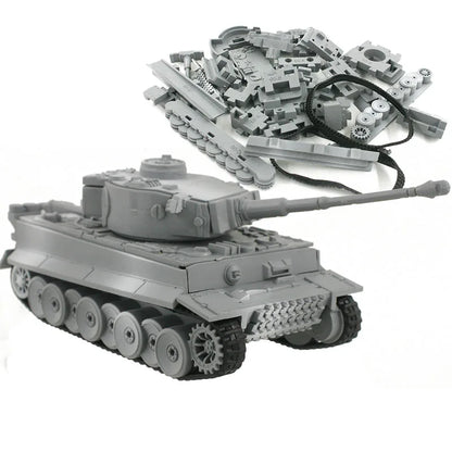 4D Different Tank Model Building Kits Military Assembly Educational Toys Decoration Material Panther Tiger Turmtiger Assault