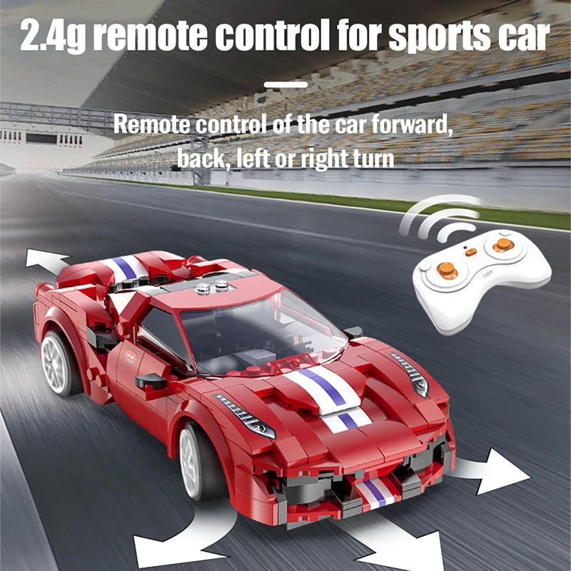 Cada City Remote Control Racing Car Compatible MOC Building Blocks RC Super Sports Car Bricks Children Boys Gifts Toys - CADA BRICKS®