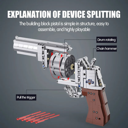 Cada SWAT Military WW2 Weapon Revolver Building Blocks Compatible City Police For Pistol GUN Blocks Toys for Boys