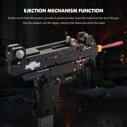 CADA Military WW2 Desert Eagle Pistol MK23 Pistol Uzi submachine gun  Building Blocks city police Bricks Children toy gifts