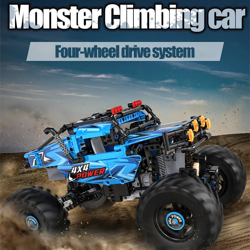 Cada 4WD Off-road Remote Control Car Building Blocks City Racing Car RC Buggy Trucks SUV Pickup Bricks Toys for boys - CADA BRICKS®