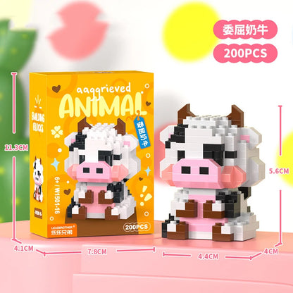 Adults Animals Micro Particle Building Blocks Toy for Children 6 to 12 Years Old Boy Birthday Gift Dog Cat Mini Bricks Girl Toys - CADA BRICKS®