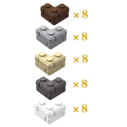 DIY Building Blocks Figures City MOC Thick Wall Bricks Educational Creative Toys for Children Size Compatible with All Brands - CADA BRICKS®