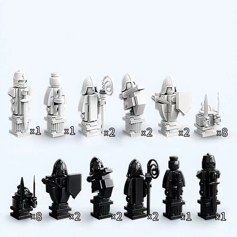 New Film Wizard Chess Magic Final Challenge Interactive Game Building Blocks MOC 76392 Knight Role Play Bricks Toys Kid Gifts - CADA BRICKS®
