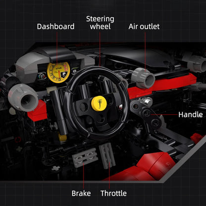 Cada 4739PCS Technical City Racing Car Hypercar Model Building Blocks Sportscar Vehicle Bricks Toys Children Kids Gifts - CADA BRICKS®